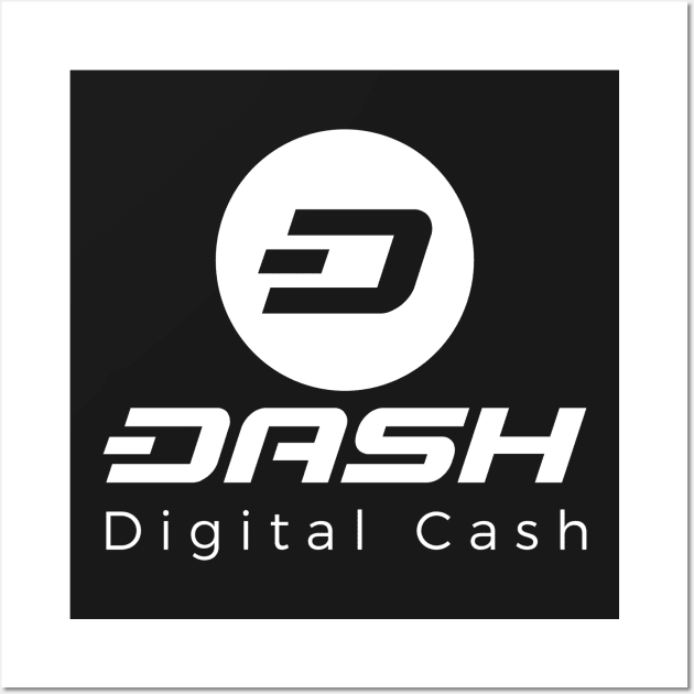 Dash Digital Cash Logo Wall Art by dash